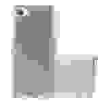 Cadorabo Schutzhülle für HTC Desire 12 Hülle in Silber Handyhülle TPU Silikon Etui Cover Case