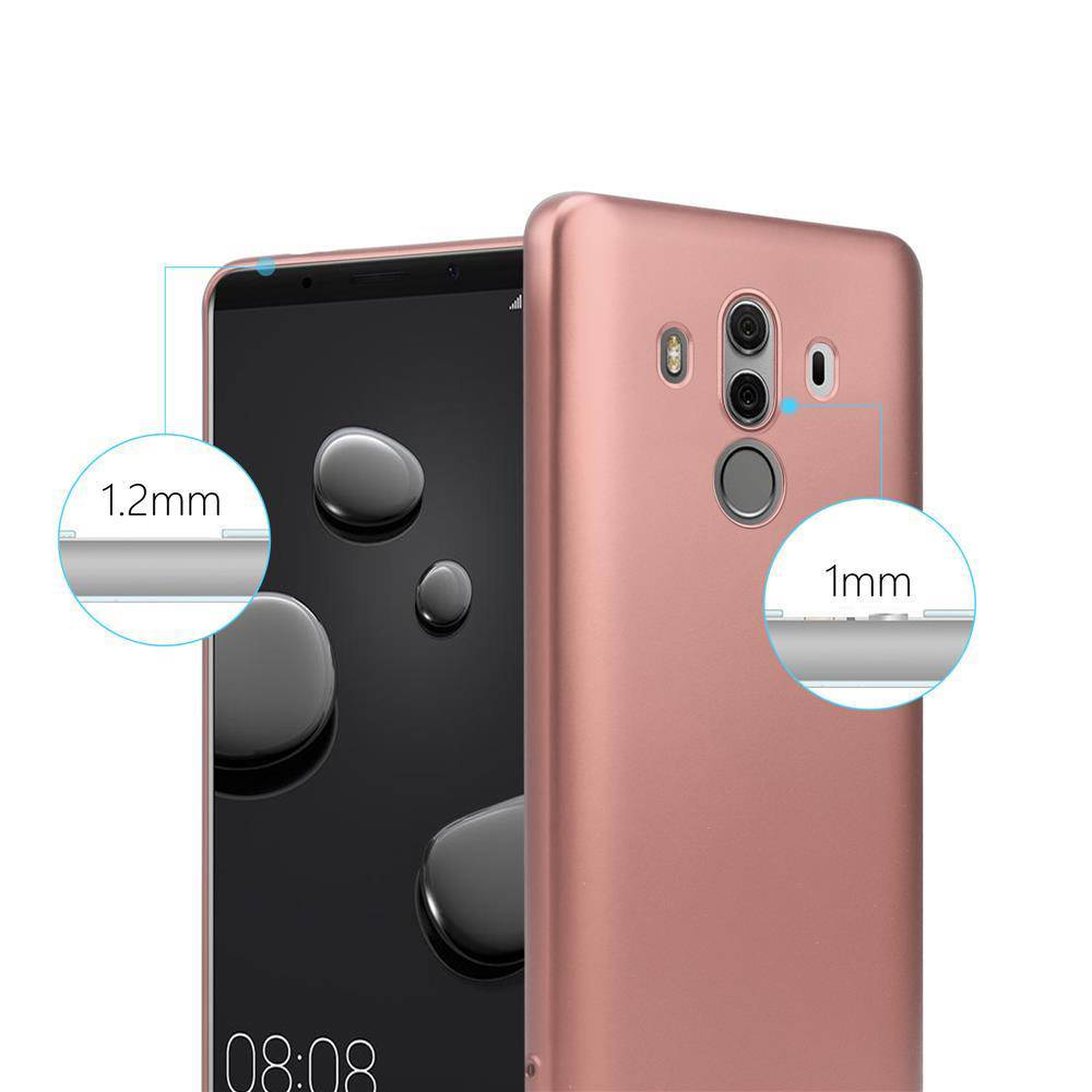 Cadorabo Schutzhülle für Huawei MATE 10 PRO Hülle in Rosa Handyhülle TPU Silikon Etui Cover Case