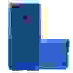 Cadorabo Schutzhülle für Huawei P SMART 2018 / Enjoy 7S Hülle in Blau Handyhülle TPU Silikon Etui Cover Case