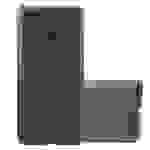 Cadorabo Schutzhülle für Huawei P SMART 2018 / Enjoy 7S Hülle in Grau Handyhülle TPU Silikon Etui Cover Case