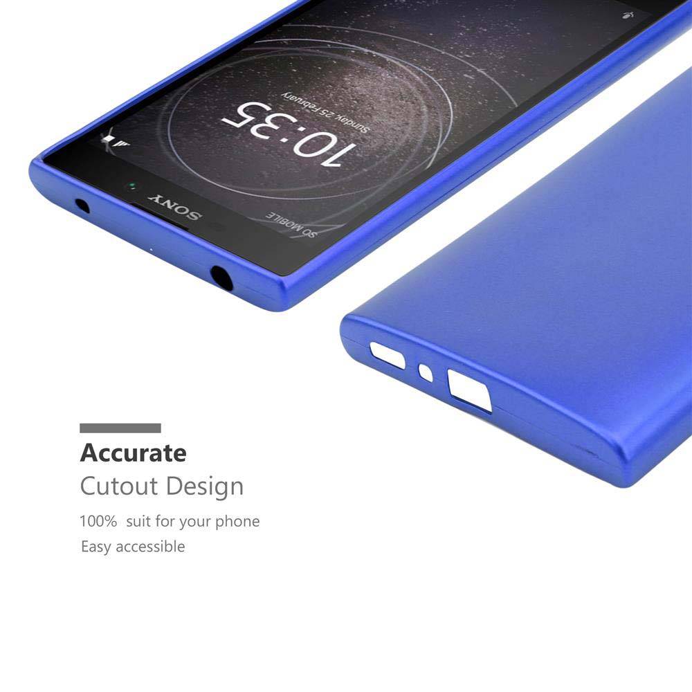 Cadorabo Schutzhülle für Sony Xperia L2 Hülle in Blau Handyhülle TPU Silikon Etui Cover Case