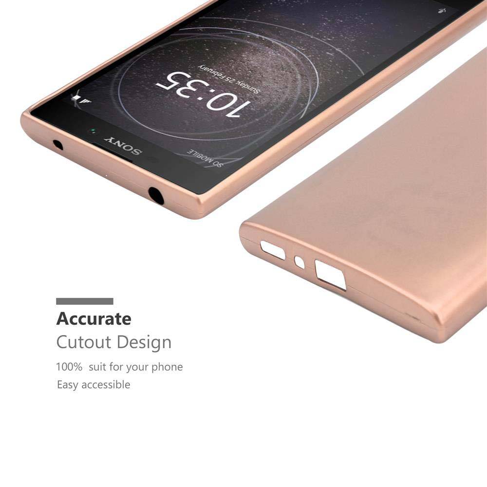 Cadorabo Schutzhülle für Sony Xperia L2 Hülle in Rosa Handyhülle TPU Silikon Etui Cover Case
