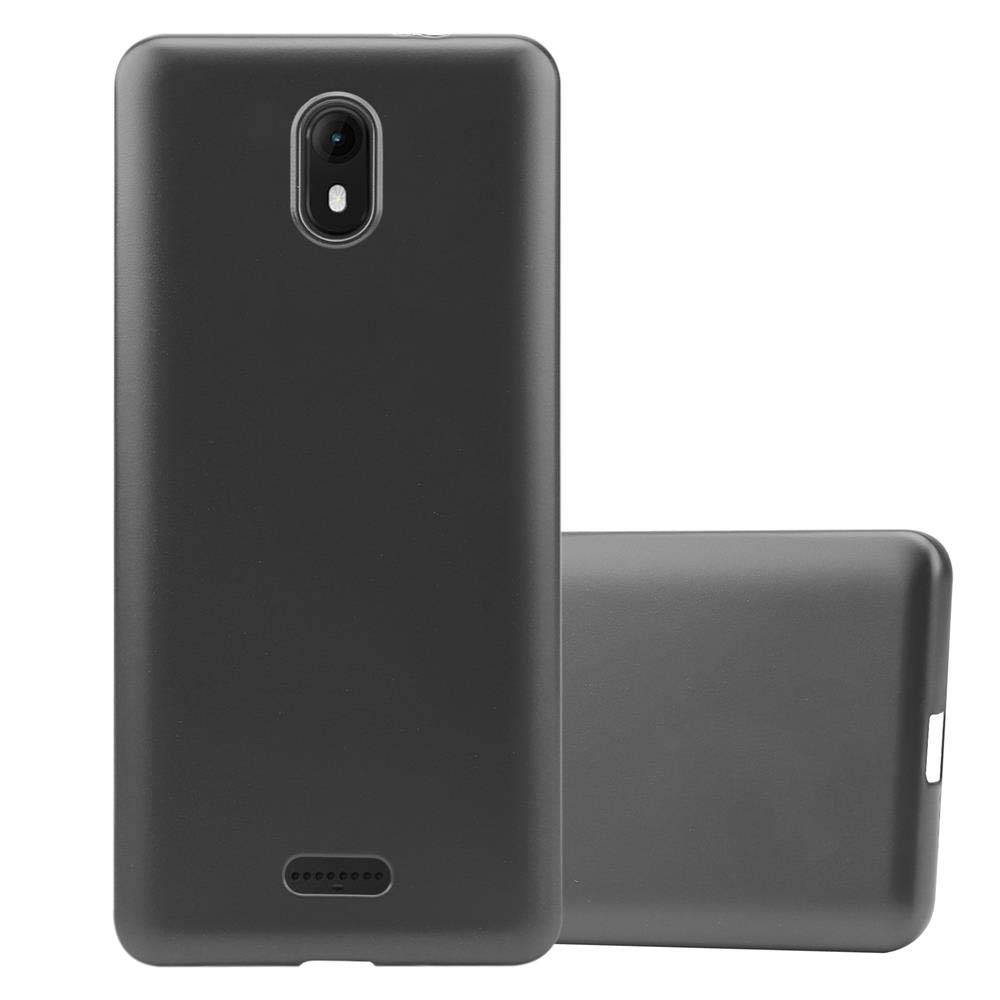 Cadorabo Schutzhülle für WIKO VIEW GO Hülle in Grau Handyhülle TPU Silikon Etui Cover Case