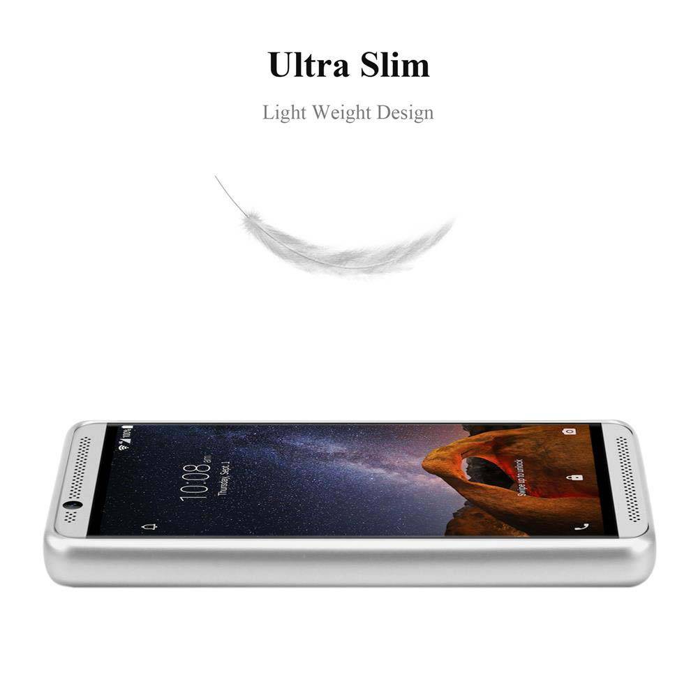 Cadorabo Schutzhülle für ZTE Axon 7 MINI Hülle in Silber Handyhülle TPU Silikon Etui Cover Case