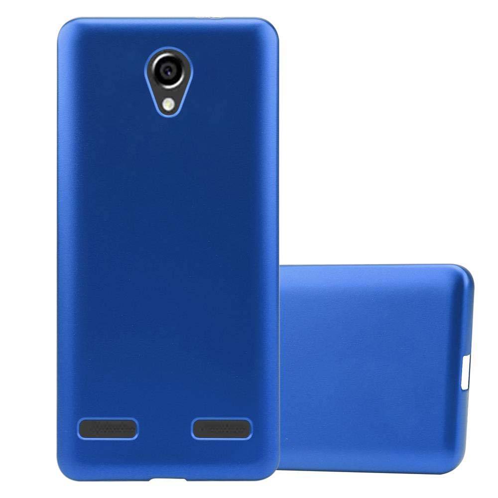 Cadorabo Schutzhülle für ZTE Blade L7 Hülle in Blau Handyhülle TPU Silikon Etui Cover Case