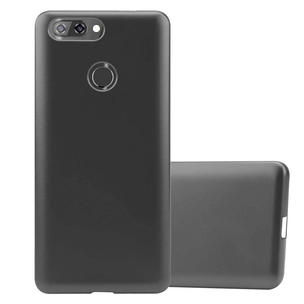 Cadorabo Schutzhülle für ZTE Blade V9 Hülle in Grau Handyhülle TPU Silikon Etui Cover Case