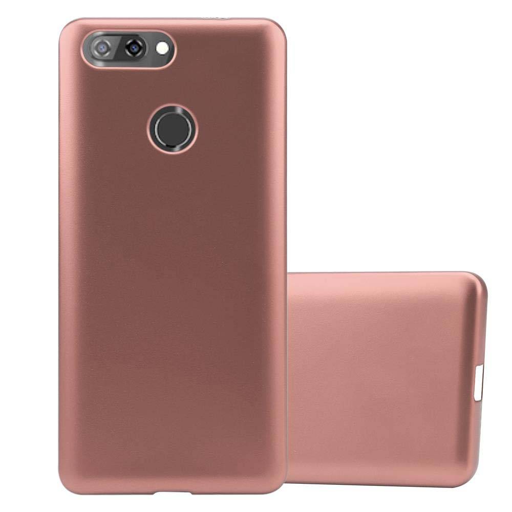 Cadorabo Schutzhülle für ZTE Blade V9 Hülle in Rosa Handyhülle TPU Silikon Etui Cover Case