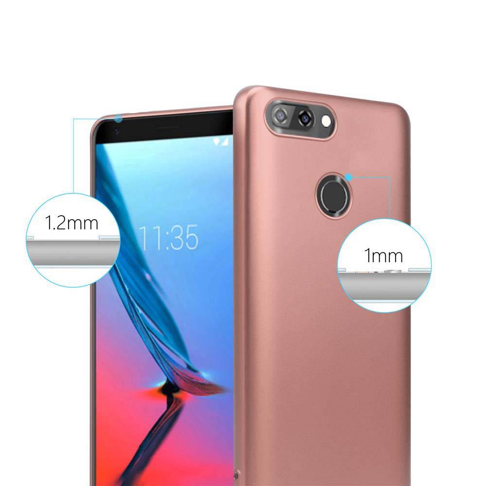 Cadorabo Schutzhülle für ZTE Blade V9 Hülle in Rosa Handyhülle TPU Silikon Etui Cover Case