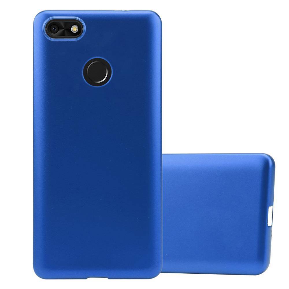 Cadorabo Schutzhülle für Huawei Y6 PRO 2017 Hülle in Blau Handyhülle TPU Silikon Etui Cover Case