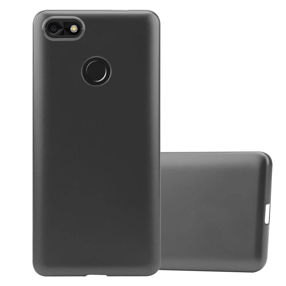 Cadorabo Schutzhülle für Huawei Y6 PRO 2017 Hülle in Grau Handyhülle TPU Silikon Etui Cover Case