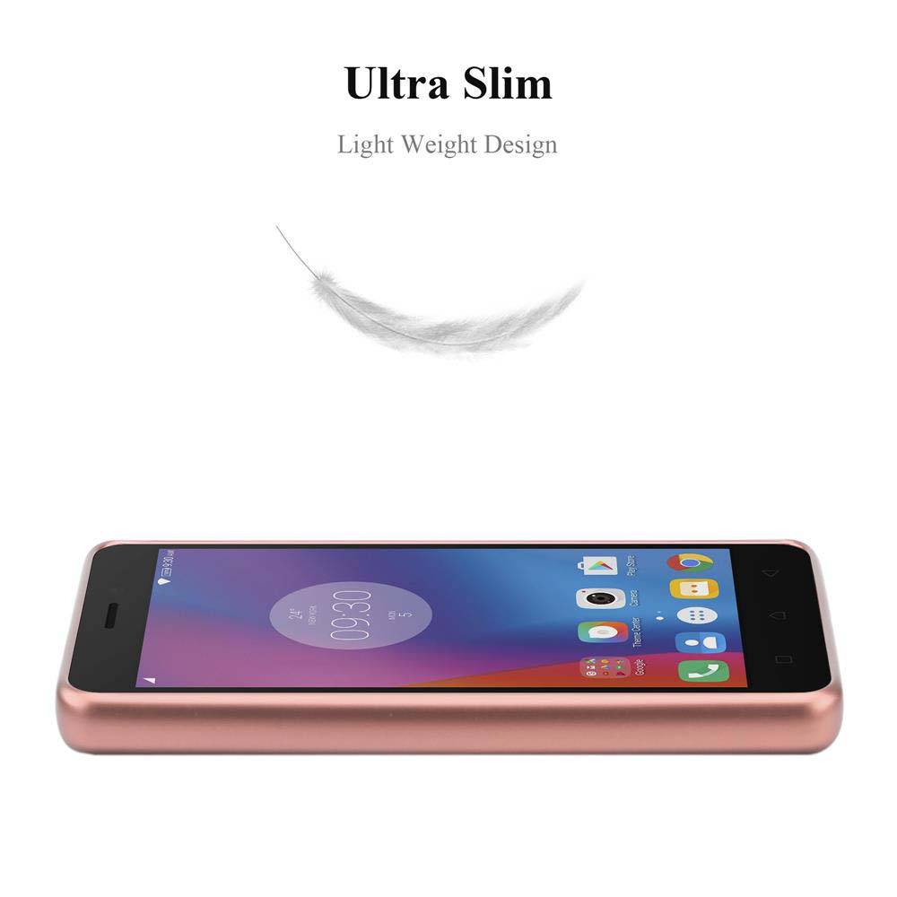 Cadorabo Schutzhülle für Lenovo K6 / K6 POWER Hülle in Rosa Handyhülle TPU Silikon Etui Cover Case