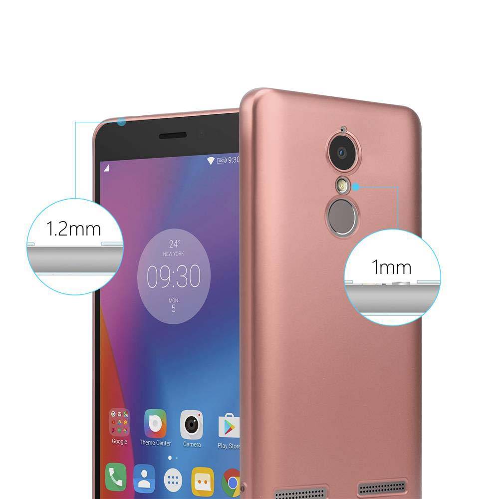 Cadorabo Schutzhülle für Lenovo K6 / K6 POWER Hülle in Rosa Handyhülle TPU Silikon Etui Cover Case