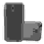 Cadorabo Schutzhülle für Nokia 1 2018 Hülle in Grau Handyhülle TPU Silikon Etui Cover Case