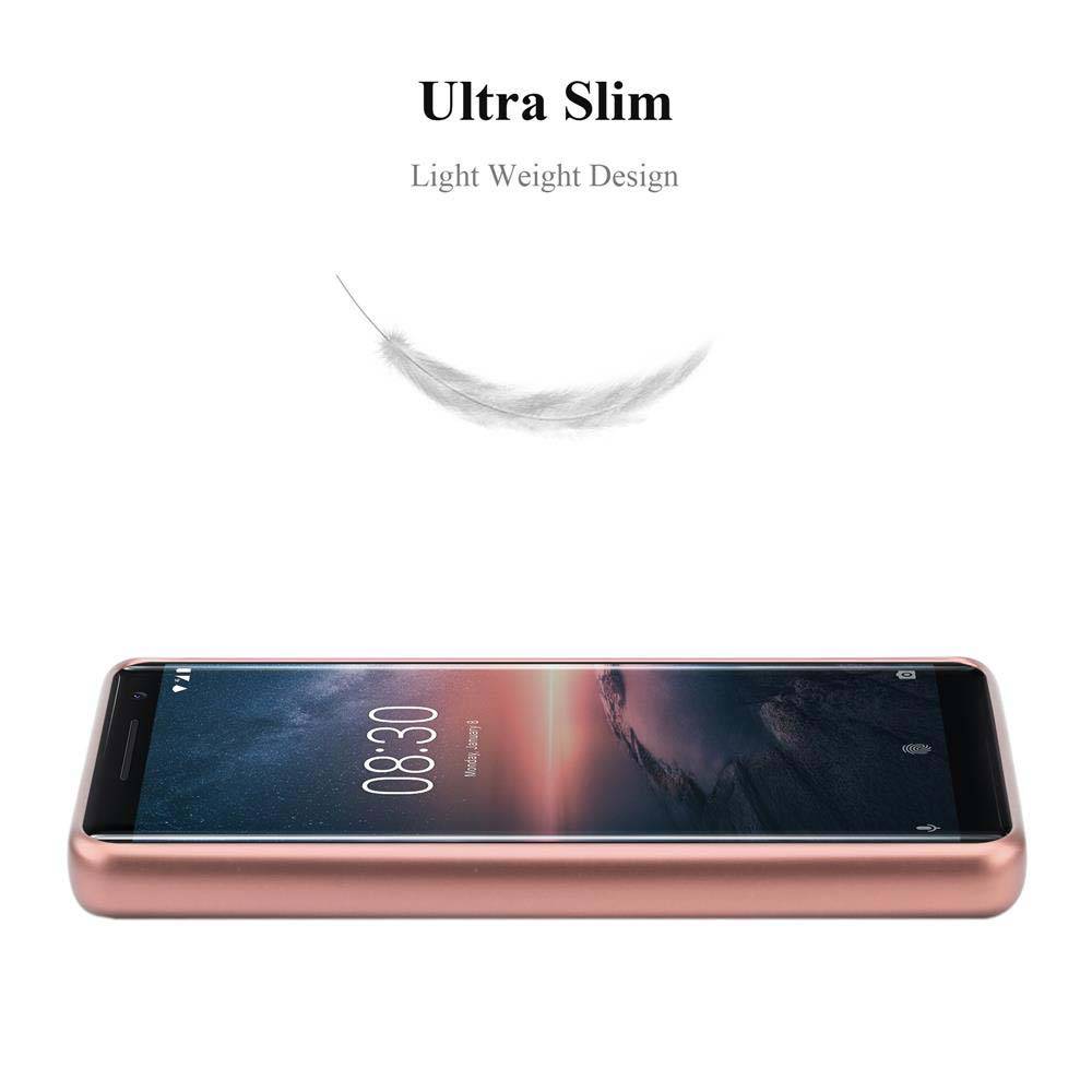 Cadorabo Schutzhülle für Nokia 8 Sirocco Hülle in Rosa Handyhülle TPU Silikon Etui Cover Case