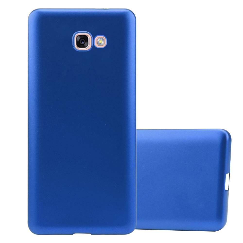 Cadorabo Schutzhülle für Samsung Galaxy A7 2017 Hülle in Blau Handyhülle TPU Silikon Etui Cover Case