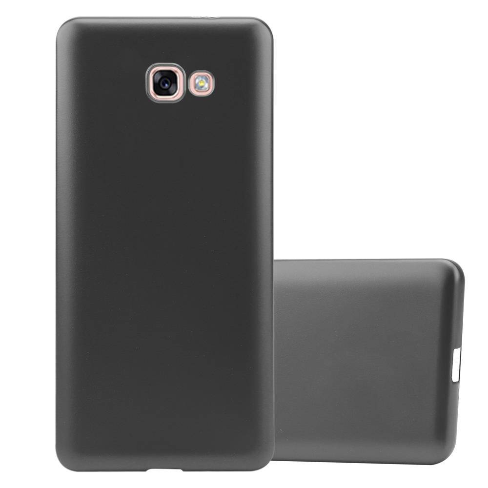Cadorabo Schutzhülle für Samsung Galaxy A7 2017 Hülle in Grau Handyhülle TPU Silikon Etui Cover Case