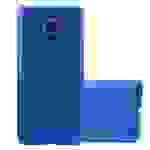 Cadorabo Schutzhülle für Samsung Galaxy A8 2018 Hülle in Blau Handyhülle TPU Silikon Etui Cover Case