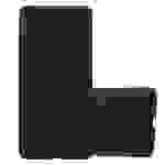 Cadorabo Schutzhülle für Samsung Galaxy A8 2018 Hülle in Schwarz Handyhülle TPU Silikon Etui Cover Case