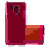 Cadorabo Schutzhülle für Samsung Galaxy J6 2018 Hülle in Rot Handyhülle TPU Silikon Etui Cover Case