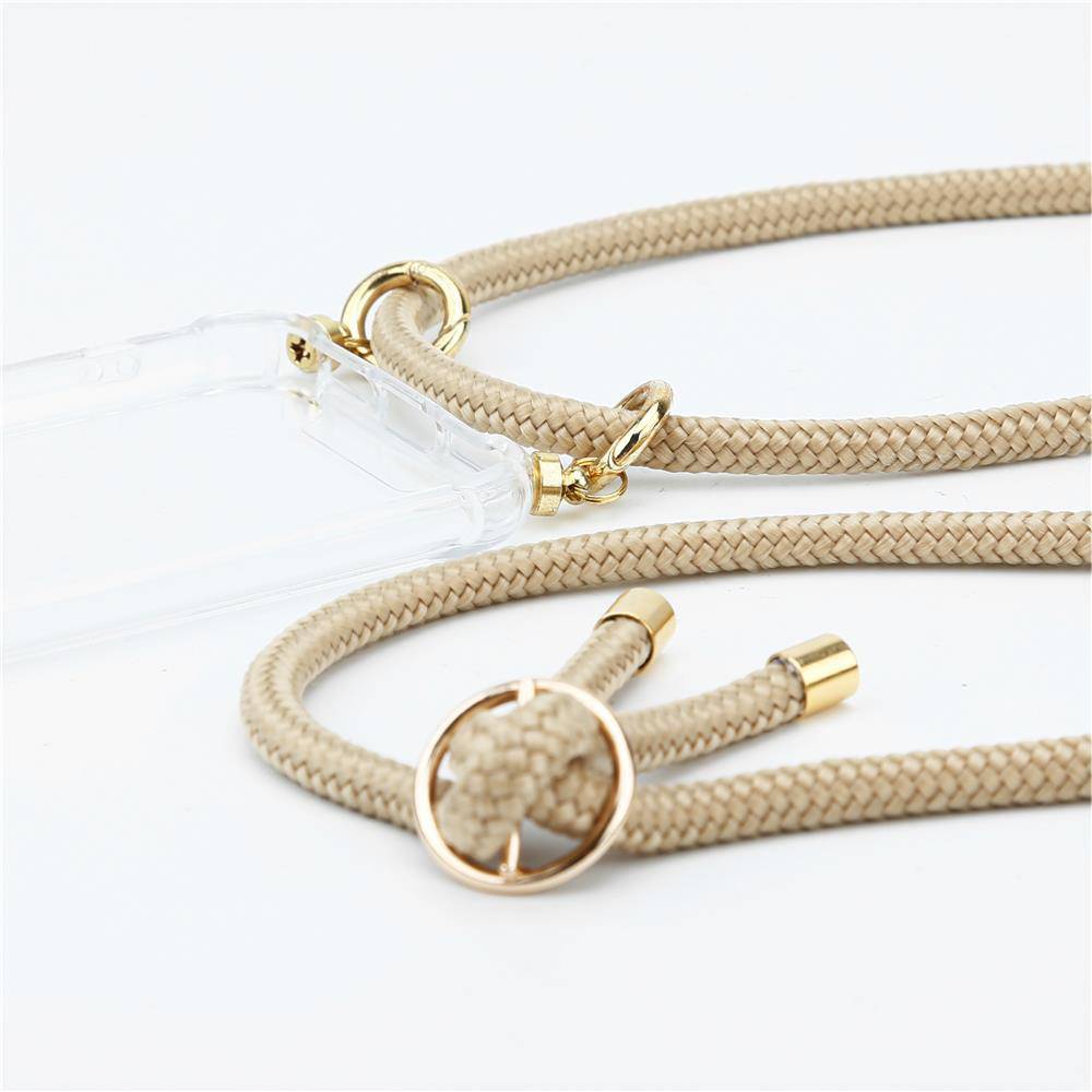 Cadorabo Hülle für Huawei MATE 20 Schutzhülle in Braun Handy Kette Silikon Kordel abnehmbares Etui