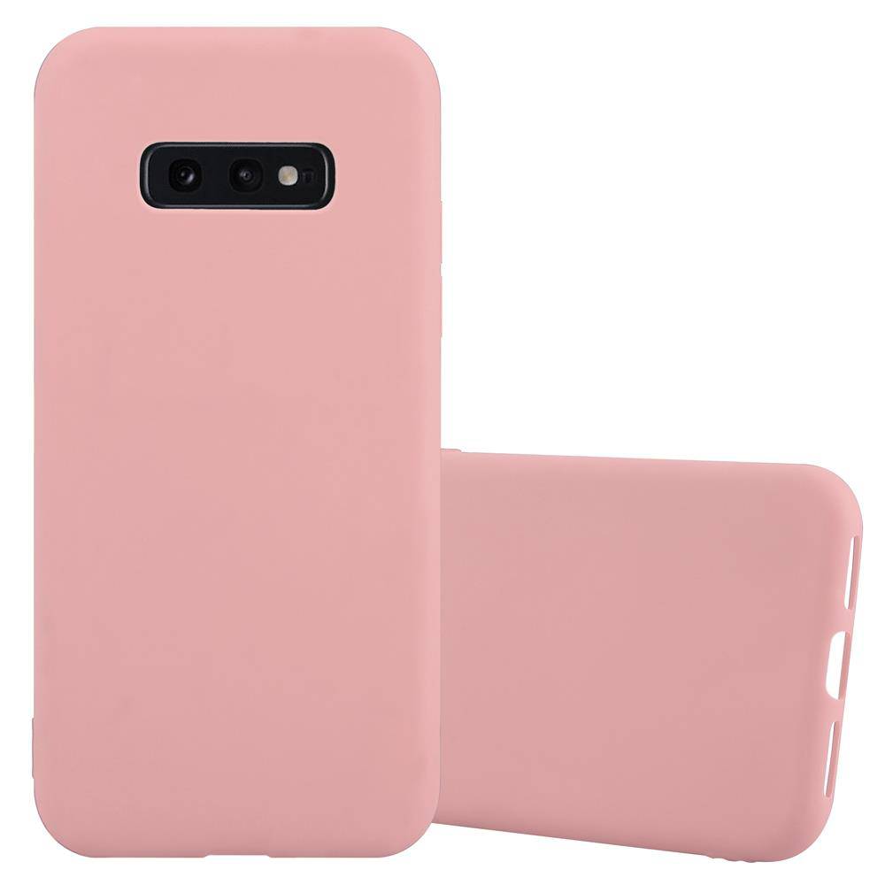 Cadorabo Hülle für Samsung Galaxy S10e Schutzhülle in Rosa Handyhülle TPU Silikon Etui Case Cover