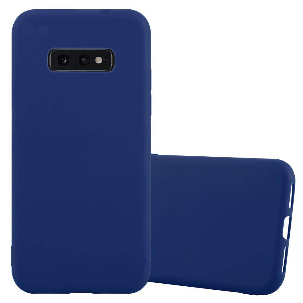 Cadorabo Hülle für Samsung Galaxy S10e Schutzhülle in Blau Handyhülle TPU Silikon Etui Case Cover