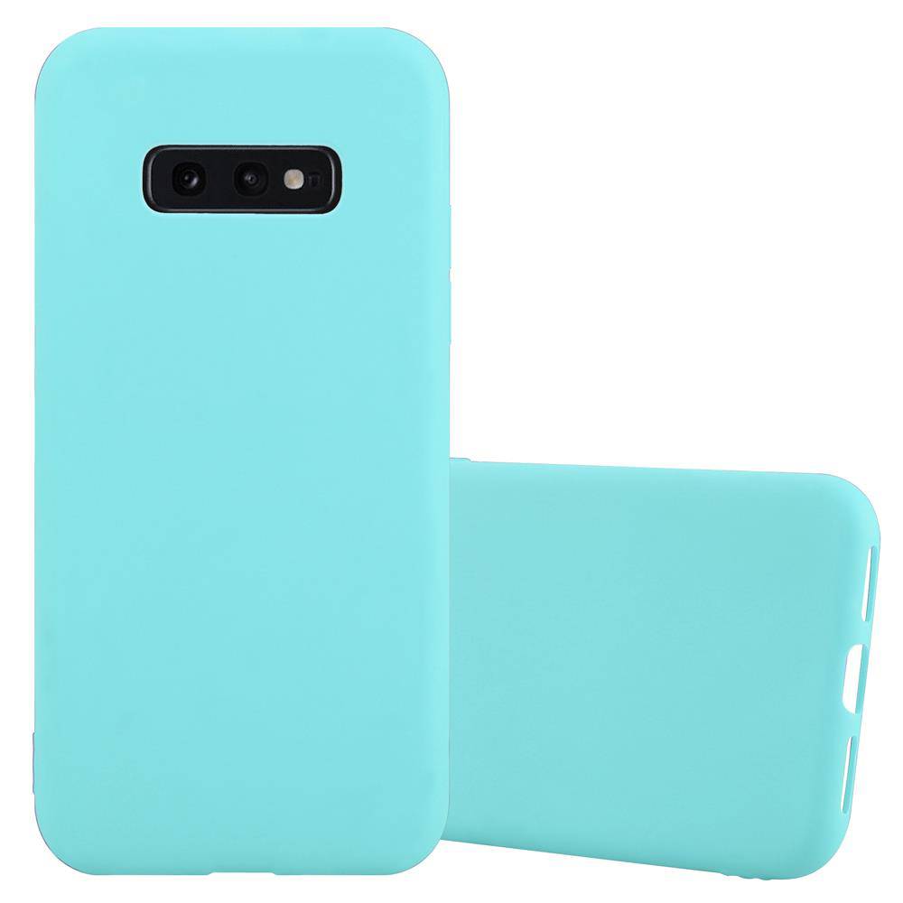 Cadorabo Hülle für Samsung Galaxy S10e Schutzhülle in Blau Handyhülle TPU Silikon Etui Case Cover