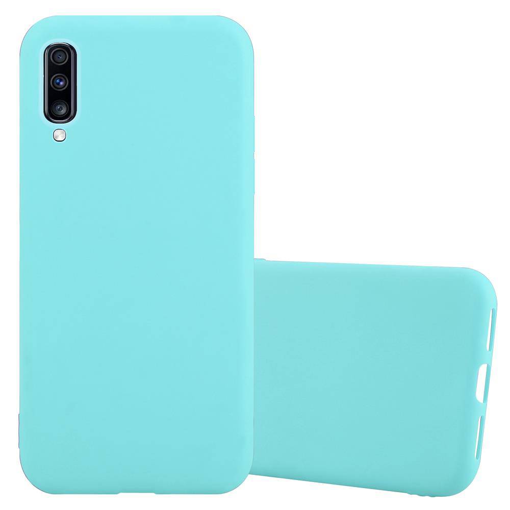 Cadorabo Hülle für Samsung Galaxy A70 / A70s Schutzhülle in Blau Handyhülle TPU Silikon Etui Case Cover