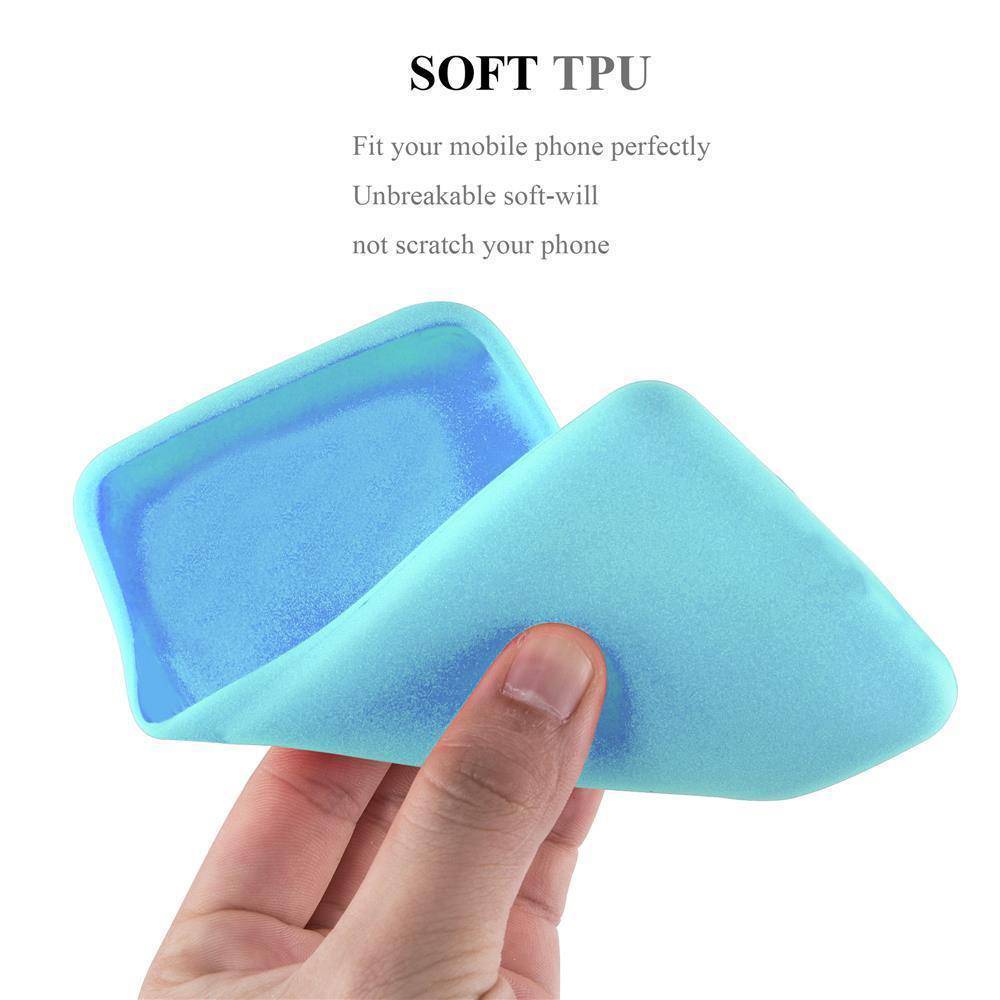 Cadorabo Hülle für Samsung Galaxy A70 / A70s Schutzhülle in Blau Handyhülle TPU Silikon Etui Case Cover