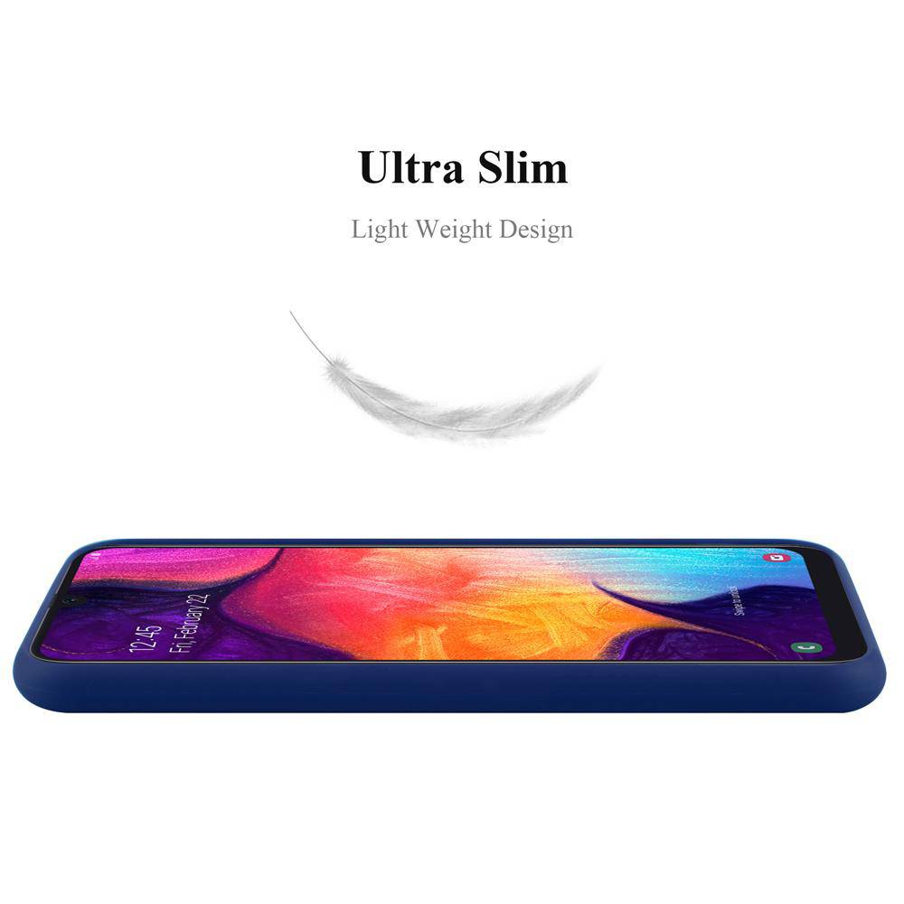 Cadorabo Hülle für Samsung Galaxy A50 4G / A50s / A30s Schutzhülle in Blau Handyhülle TPU Silikon Etui Case Cover