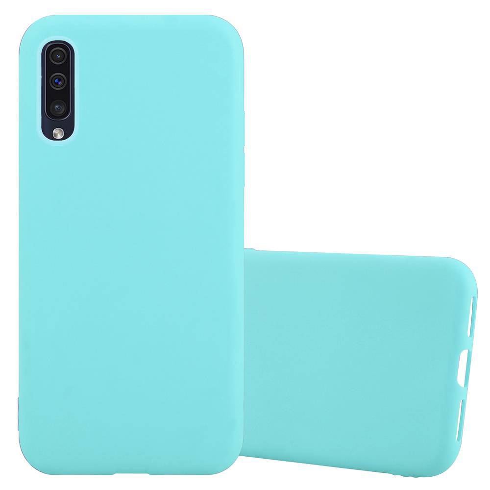 Cadorabo Hülle für Samsung Galaxy A50 4G / A50s / A30s Schutzhülle in Blau Handyhülle TPU Silikon Etui Case Cover