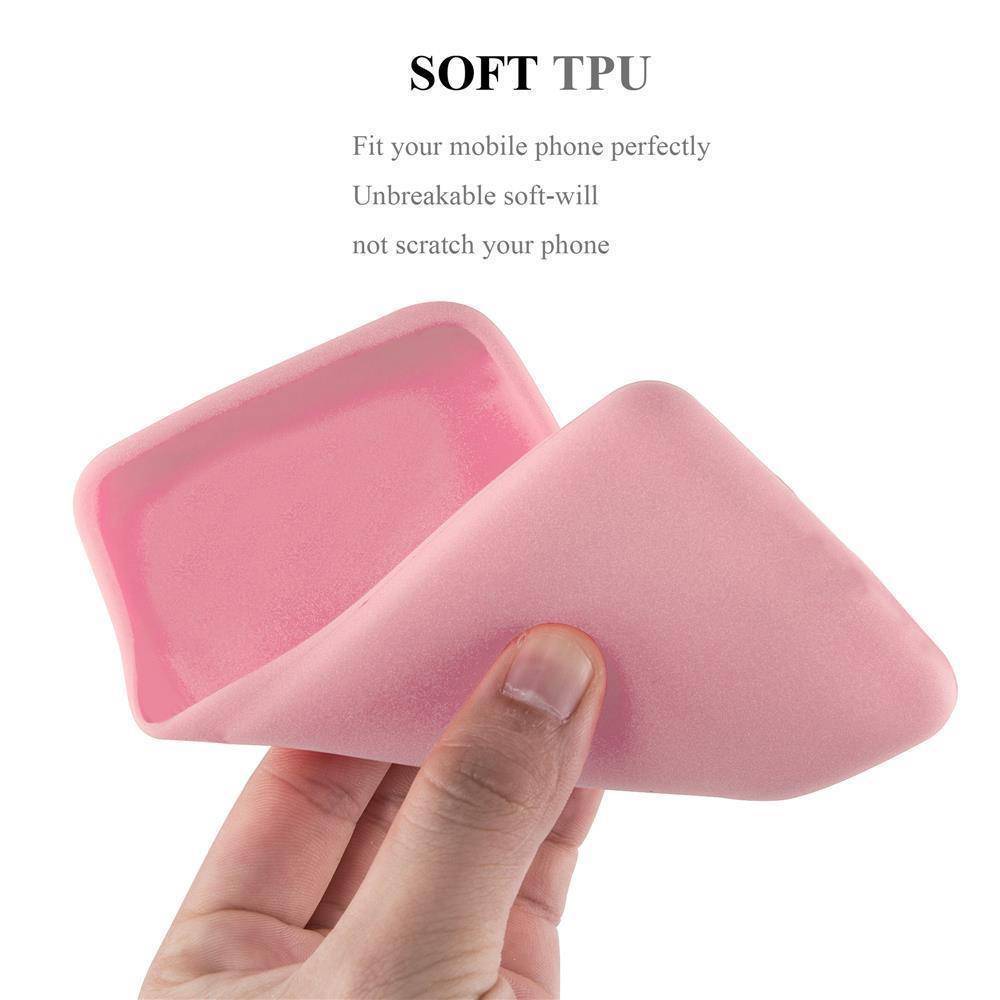 Cadorabo Hülle für Samsung Galaxy A40 Schutzhülle in Rosa Handyhülle TPU Silikon Etui Case Cover