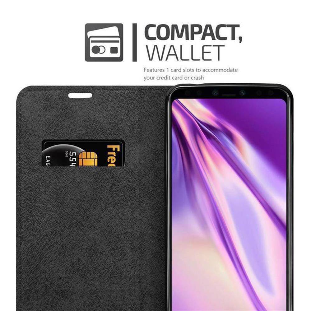 Cadorabo Hülle für Google PIXEL 4 Schutz Hülle in Schwarz Handyhülle Etui Case Cover Magnetverschluss