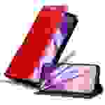 Cadorabo Hülle für Google PIXEL 4 XL Schutz Hülle in Rot Handyhülle Etui Case Cover Magnetverschluss