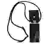 Cadorabo Hülle für Google PIXEL 4 Schutzhülle in Schwarz Handy Kette Silikon Kordel abnehmbares Etui
