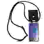 Cadorabo Hülle für HTC OCEAN / U11 Schutzhülle in Schwarz Handy Kette Silikon Kordel abnehmbares Etui