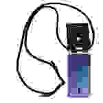 Cadorabo Hülle für Huawei MATE 10 LITE Schutzhülle in Schwarz Handy Kette Silikon Kordel abnehmbares Etui