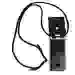 Cadorabo Hülle für Motorola MOTO G7 / G7 PLUS Schutzhülle in Schwarz Handy Kette Silikon Kordel abnehmbares Etui