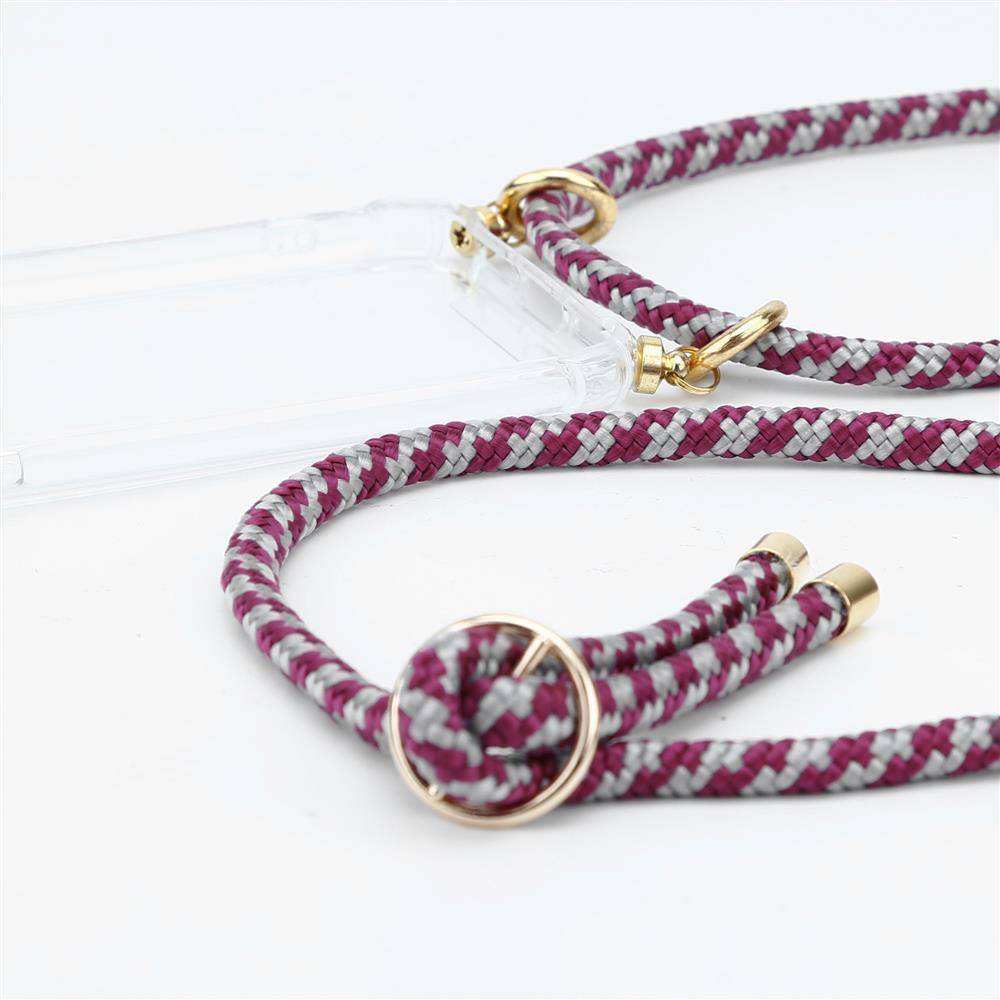 Cadorabo Hülle für Nokia 2.2 Schutzhülle in Rot Handy Kette Silikon Kordel abnehmbares Etui