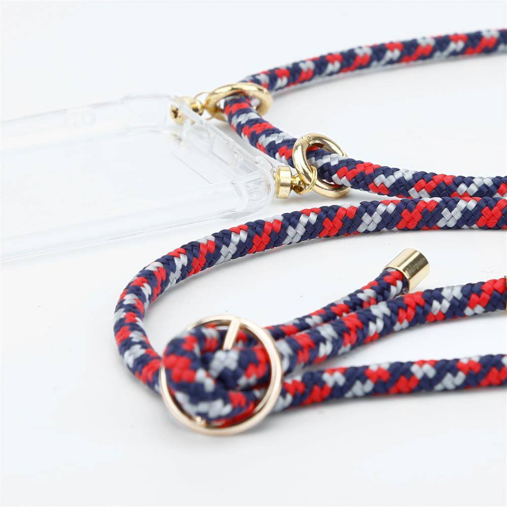 Cadorabo Hülle für Nokia 2.2 Schutzhülle in Blau Handy Kette Silikon Kordel abnehmbares Etui