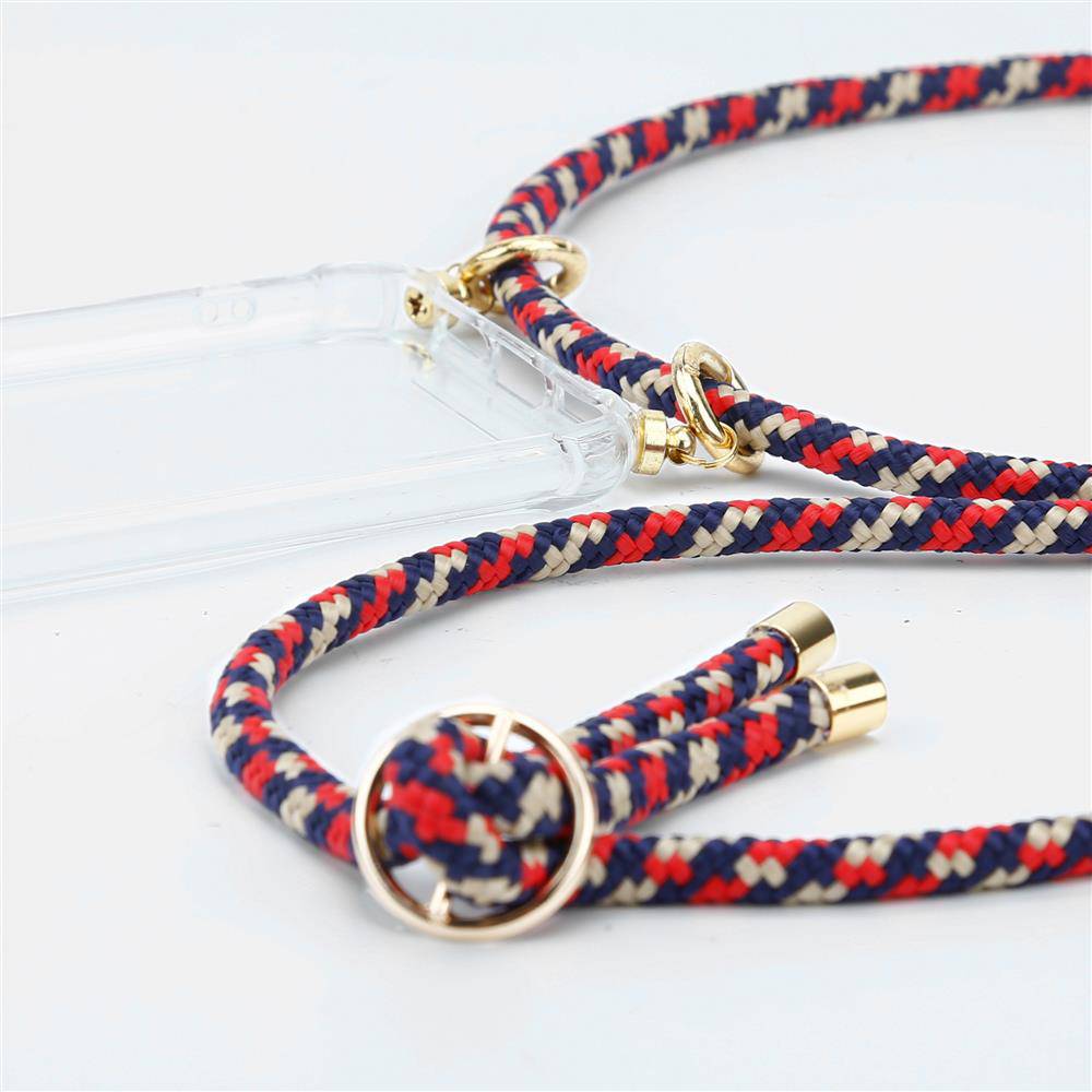 Cadorabo Hülle für Nokia 2.2 Schutzhülle in Blau Handy Kette Silikon Kordel abnehmbares Etui