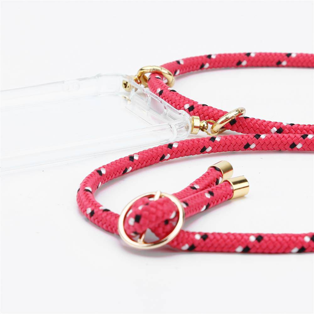 Cadorabo Hülle für Nokia 2.2 Schutzhülle in Pink Handy Kette Silikon Kordel abnehmbares Etui