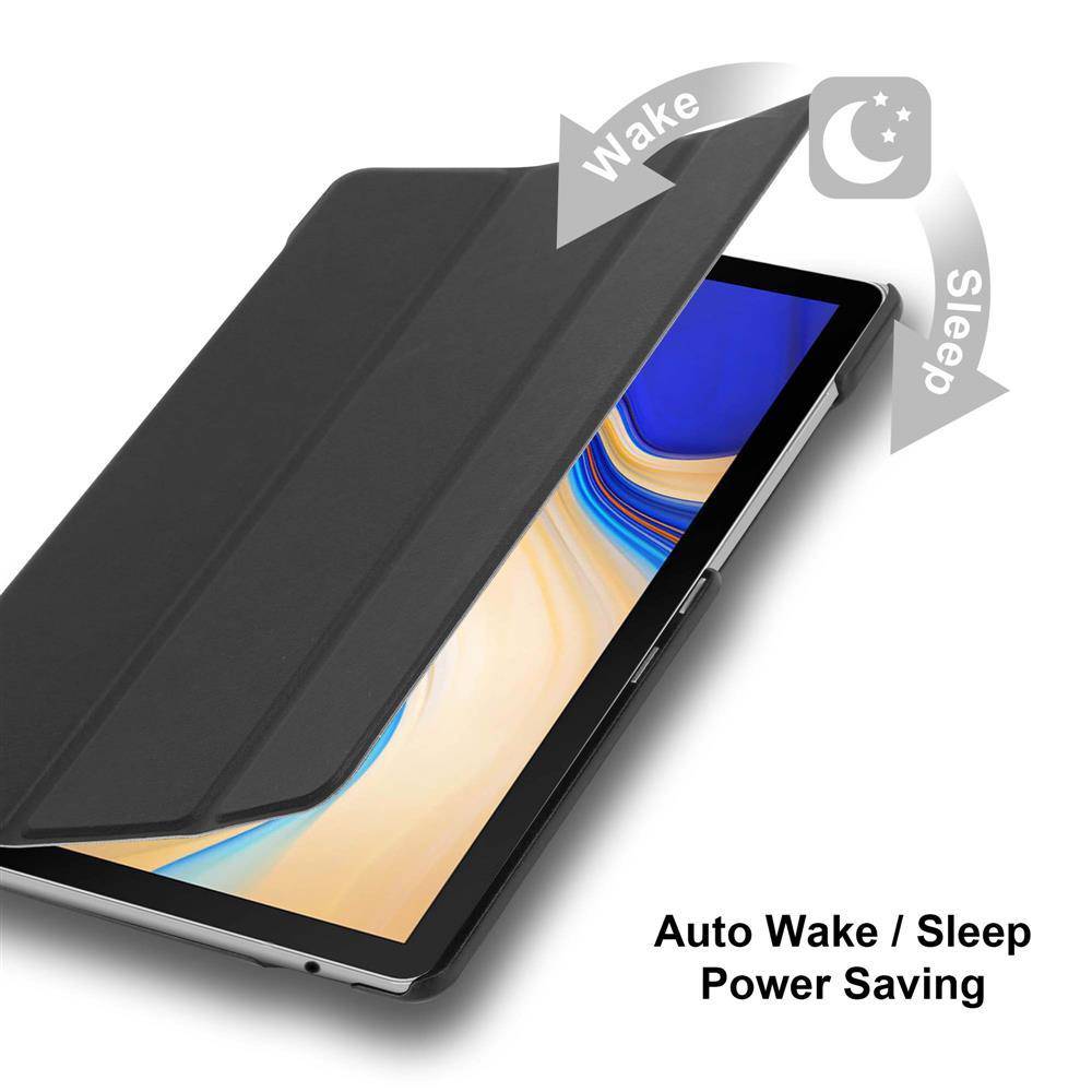 Cadorabo Schutzhülle für Samsung Galaxy Tab S5e (10.5 Zoll) Tablet Hülle in Schwarz Etui Case Cover Tasche Auto Wake up