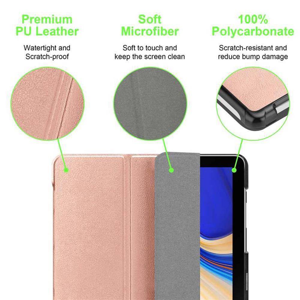 Cadorabo Schutzhülle für Samsung Galaxy Tab S5e (10.5 Zoll) Tablet Hülle in Rosa Etui Case Cover Tasche Auto Wake up