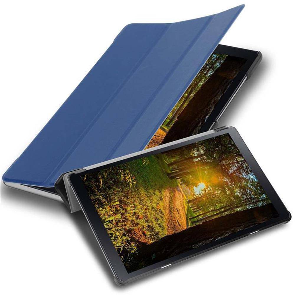 Cadorabo Schutzhülle für Samsung Galaxy Tab A (10.5 Zoll) Tablet Hülle in Blau Etui Case Cover Tasche Auto Wake up