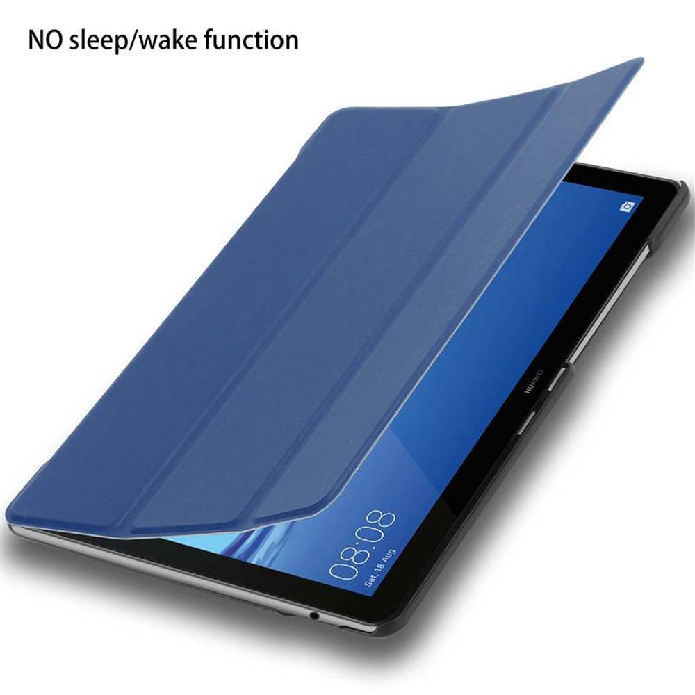 Cadorabo Hülle für Huawei MediaPad T5 10 (10.1 Zoll) Tablet Hülle in Blau Schutzhülle Etui Case Tasche Cover