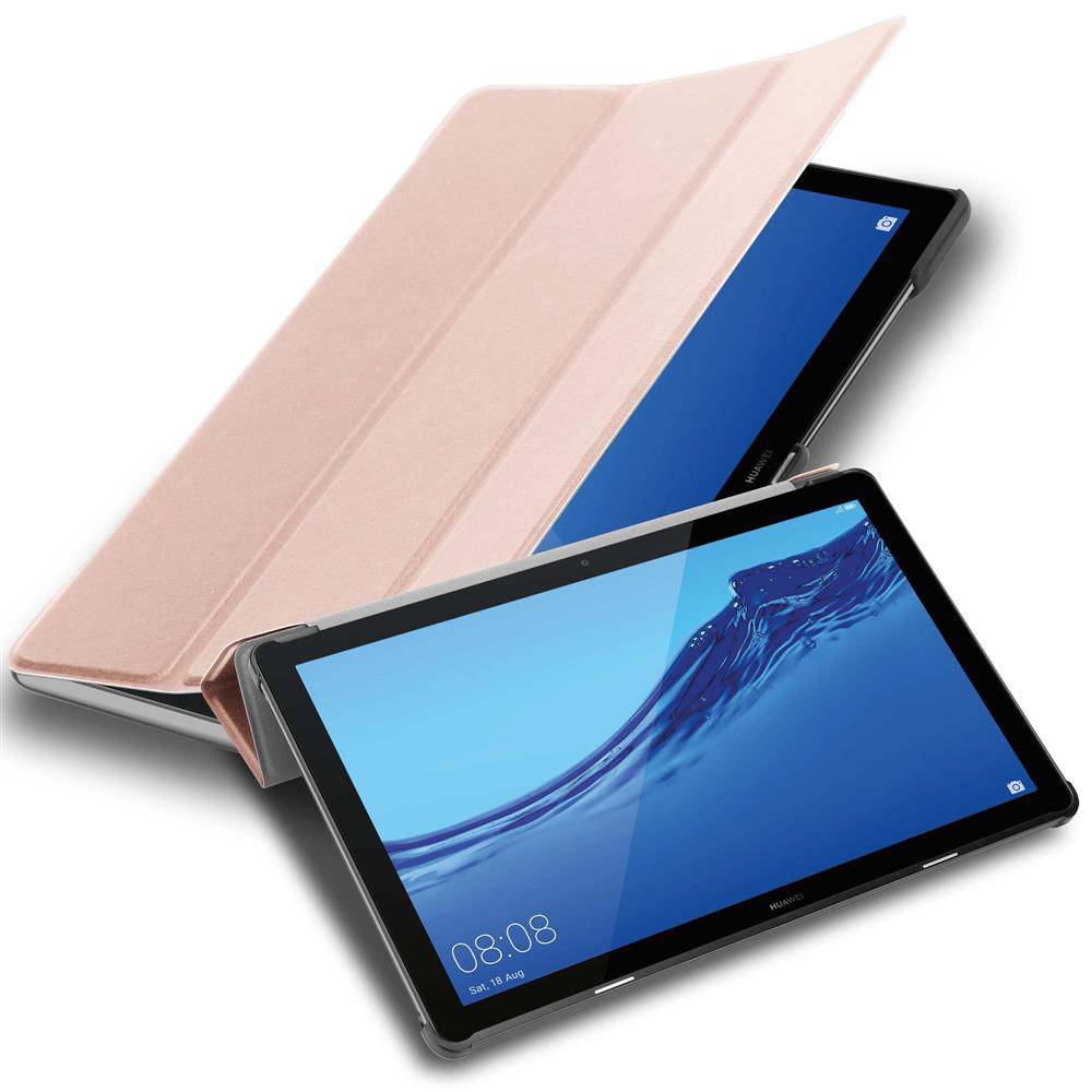 Cadorabo Hülle für Huawei MediaPad T5 10 (10.1 Zoll) Tablet Hülle in Rosa Schutzhülle Etui Case Tasche Cover
