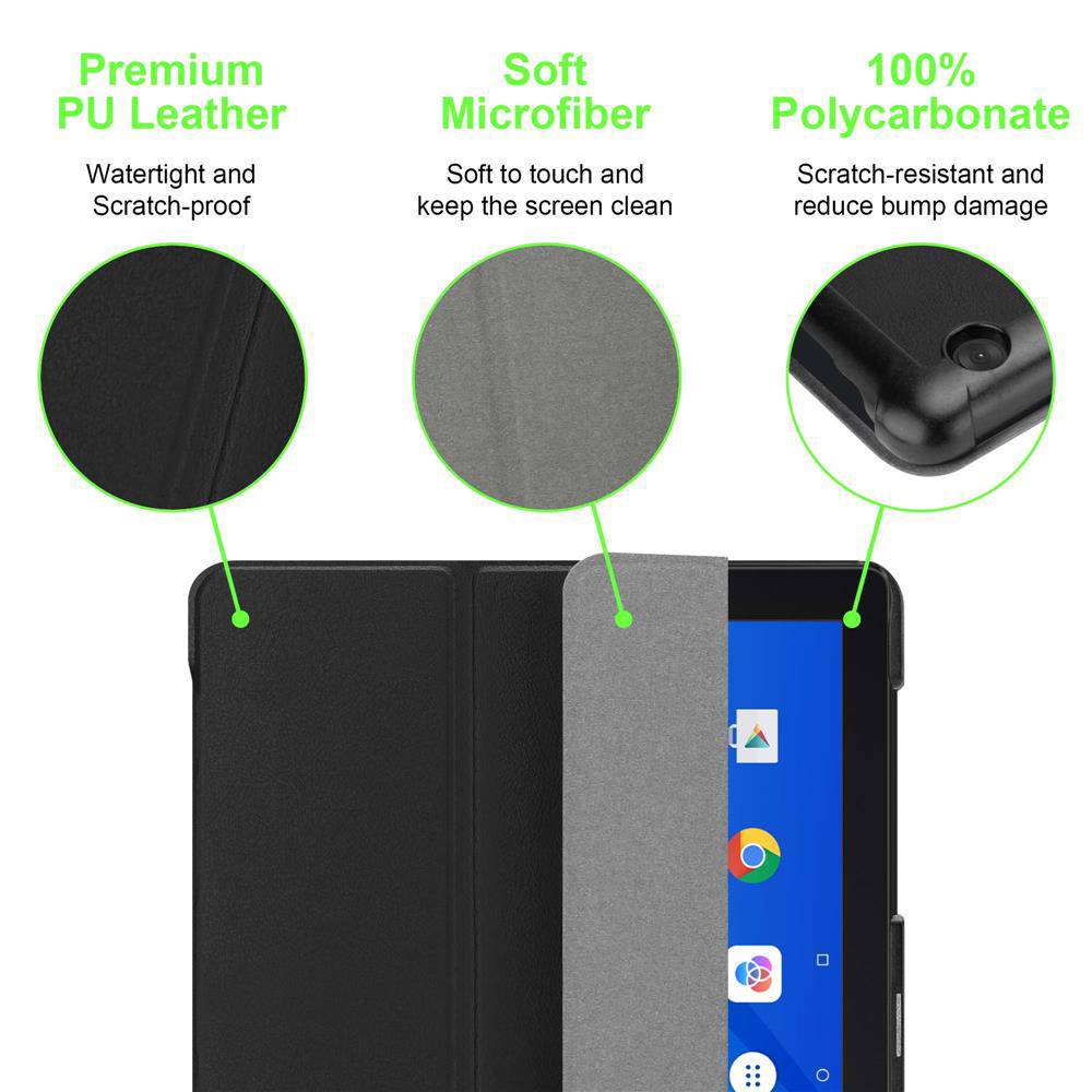 Cadorabo Hülle für Lenovo Tab M10 (10.1 Zoll) TB-X505F Tablet Hülle in Schwarz Schutzhülle Etui Case Tasche Cover