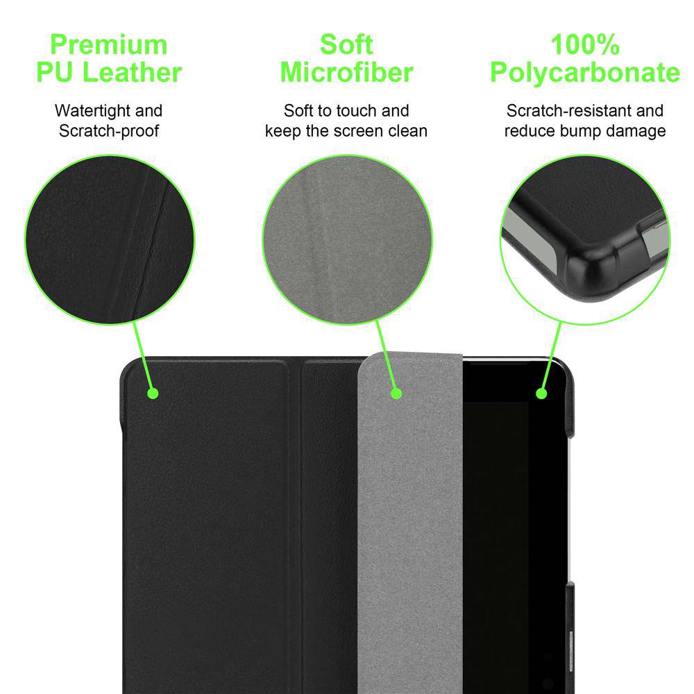 Cadorabo Hülle für Microsoft Surface GO Tablet Hülle in Schwarz Schutzhülle Etui Case Tasche Cover
