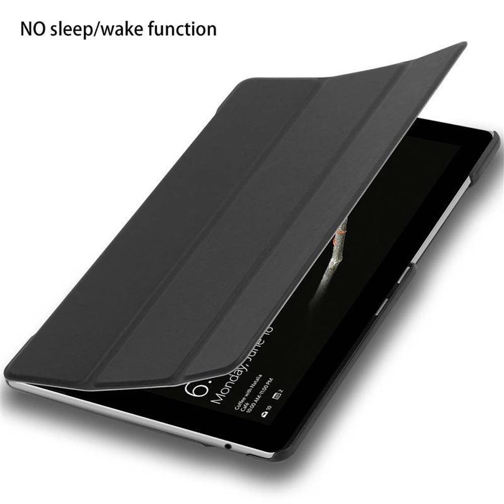 Cadorabo Hülle für Microsoft Surface GO Tablet Hülle in Schwarz Schutzhülle Etui Case Tasche Cover